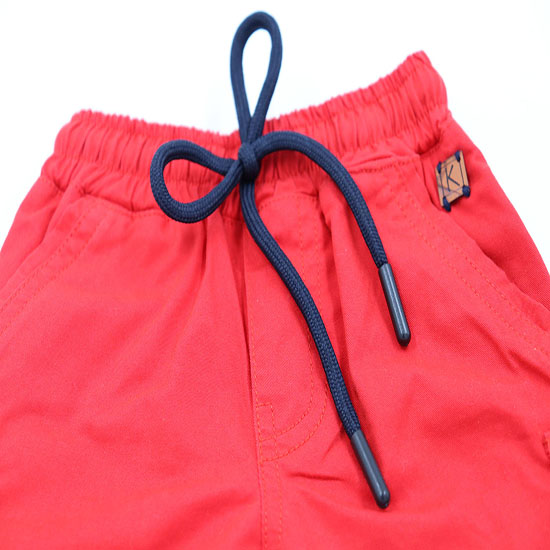 Kidzello Half Pant Red Colour