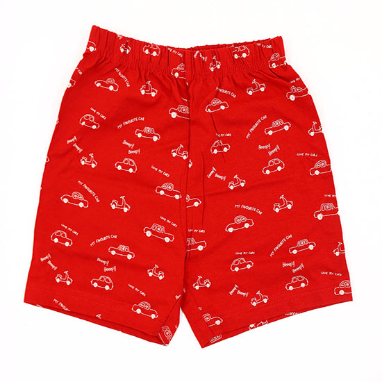 Ollypop Half Pant Pack Of 2 Red & Black Colour