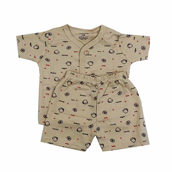 Hazelnuts Front Open Suit Multicolor 