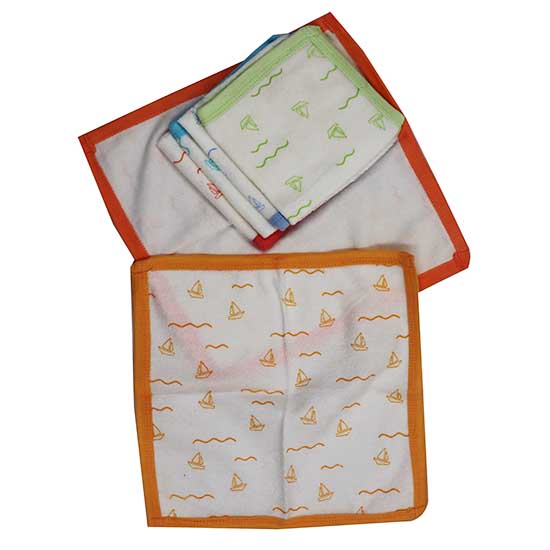 Zero Rumal For Baby Pack Of 6 Multi colours