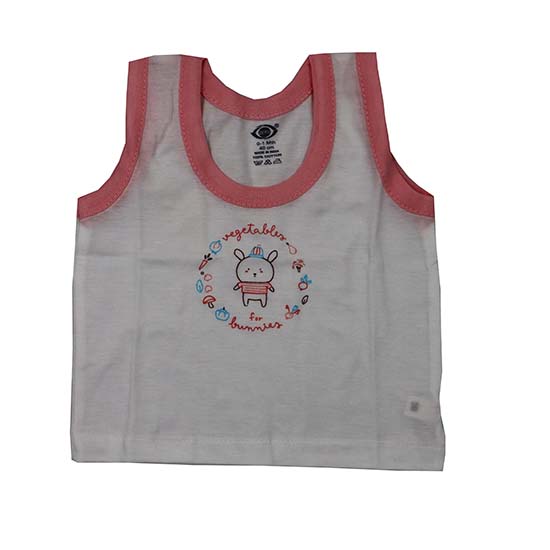 Zero Vest For New Born Baby Pack Of 3 White Colour