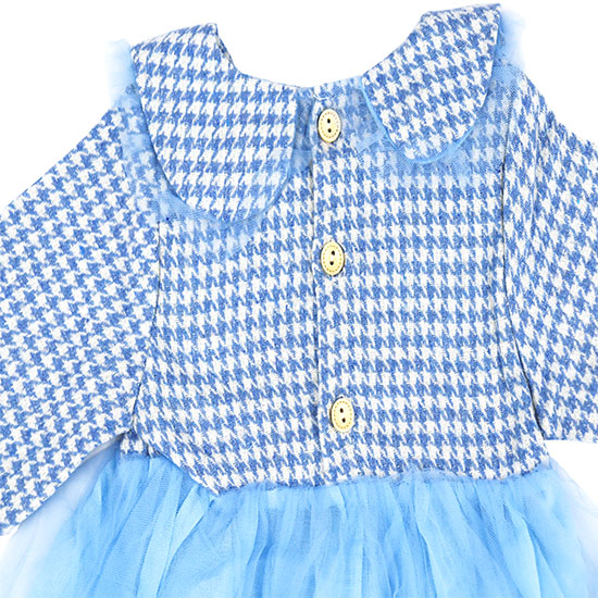 Cotke Frock Light Blue Colour