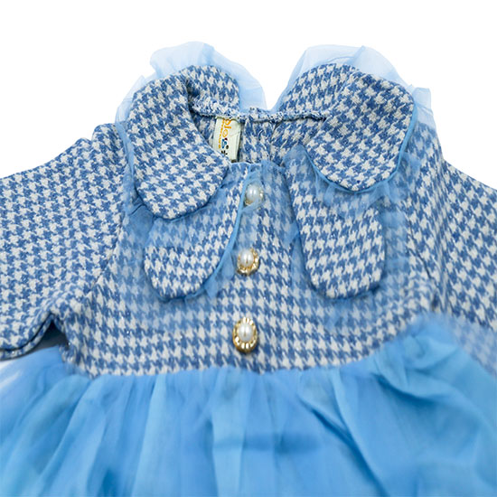 Cotke Frock Light Blue Colour