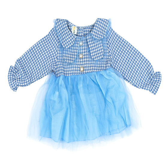 Cotke Frock Light Blue Colour