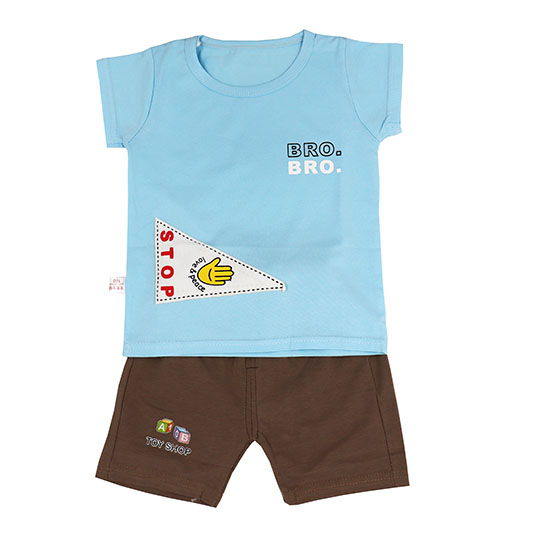 Cotke T-Shirt Half Pant Suit For Boys