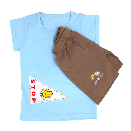 Cotke T-Shirt Half Pant Suit For Boys