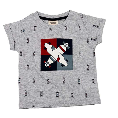 Round neck half sleeve printed t shirt for your kid